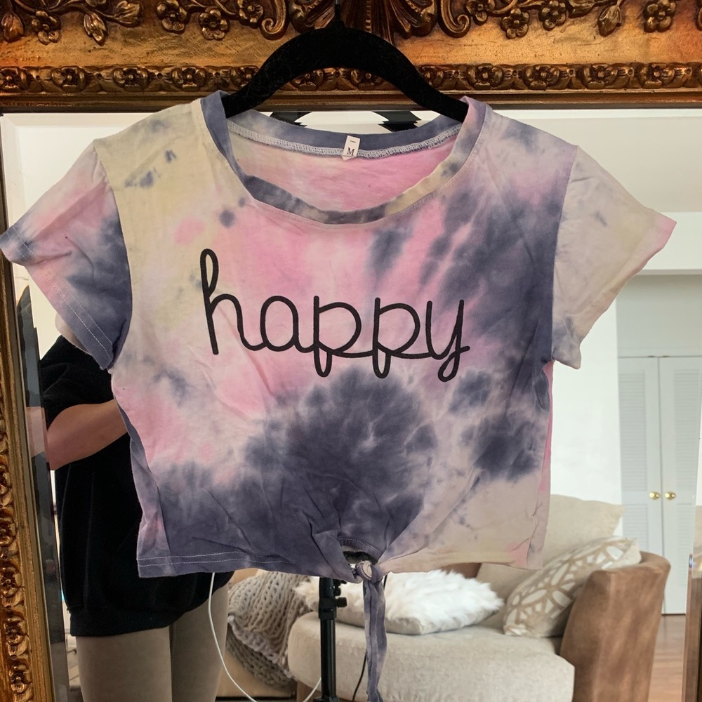 Happy Crop Top